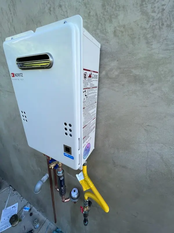 Tankless water heater installation for San Marcos homes